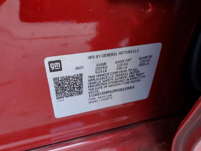 2024 CADILLAC CT5-V BLAC - 1G6D35R62R0810954