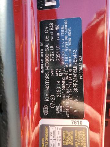 2021 KIA FORTE FE - 3KPF24AD5ME265443