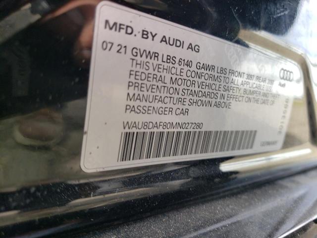 2021 AUDI A8 L WAU8DAF80MN027280