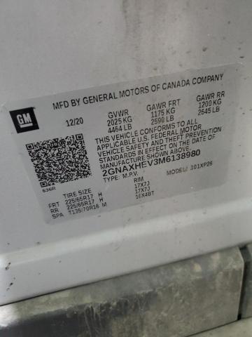2021 CHEVROLET EQUINOX LS - 2GNAXHEV3M6138980