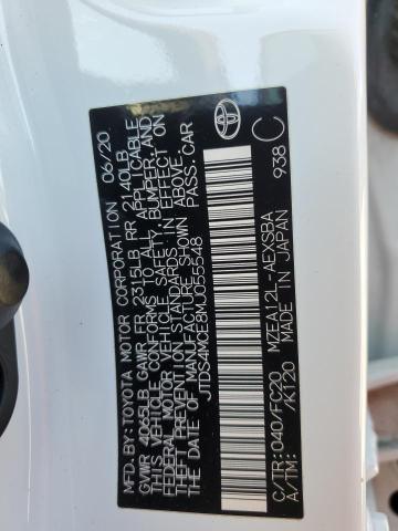 2021 TOYOTA COROLLA SE - JTDS4MCE8MJ055548