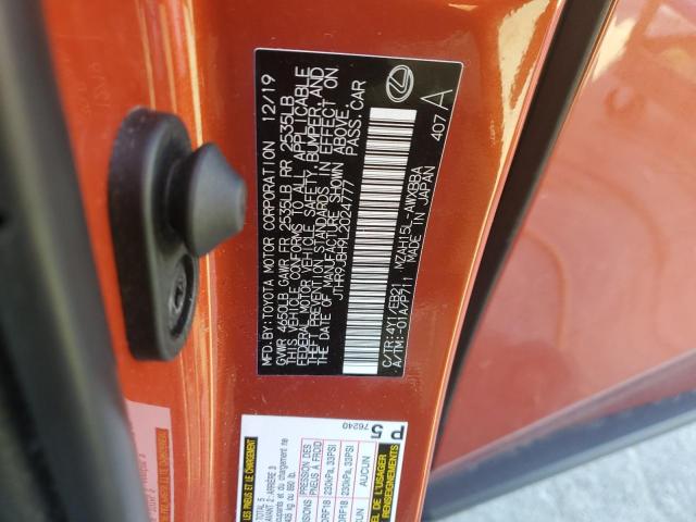 2020 LEXUS UX 250H - JTHR9JBH9L2024777