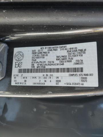 2017 FORD ESCAPE TIT 1FMCU9J92HUC91345