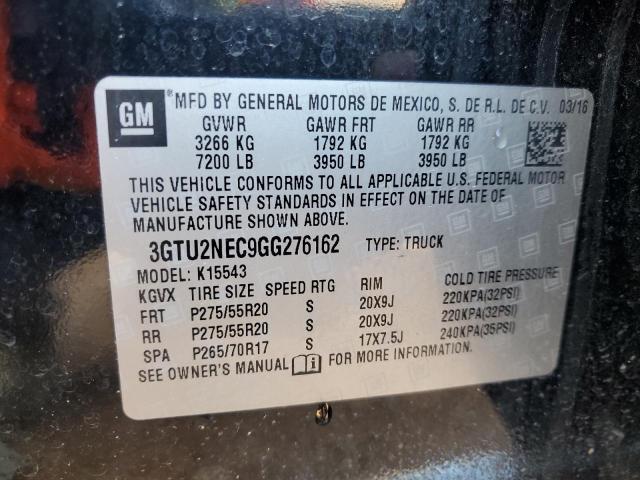 2016 GMC SIERRA K15 - 3GTU2NEC9GG276162