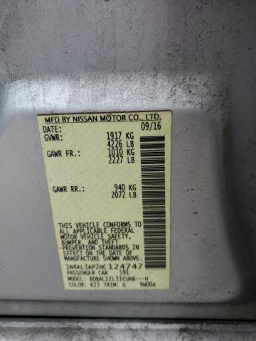 2017 NISSAN ALTIMA 2.5 - 1N4AL3AP2HC124747
