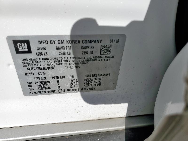 2018 BUICK ENCORE PRE - KL4CJASB8JB684200