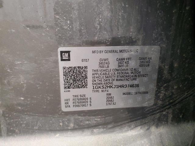 2017 GMC YUKON XL D - 1GKS2HKJ1HR374636