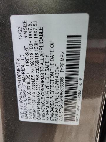 2023 HONDA ODYSSEY EX - 5FNRL6H69PB033309