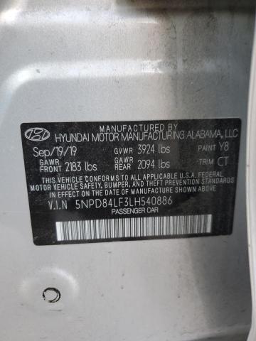 2020 HYUNDAI ELANTRA SE - 5NPD84LF3LH540886