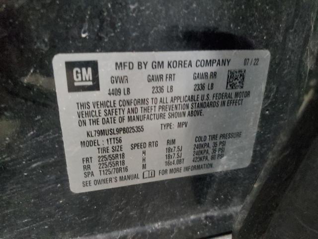 2023 CHEVROLET TRAILBLAZE - KL79MUSL9PB025355
