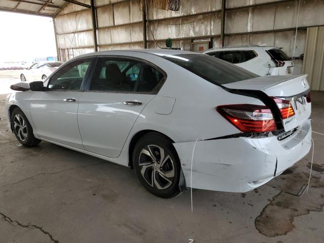 HONDA ACCORD LX 2016 white  gas 1HGCR2F38GA195108 photo #3