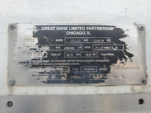 2008 GREAT DANE TRAILER #3109837472