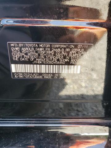 2011 LEXUS ES 350 - JTHBK1EG0B2458450