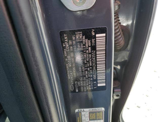 2019 HYUNDAI TUCSON LIM - KM8J33A42KU043552