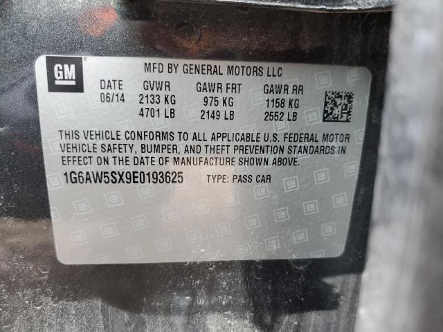 1g6aw5sx9e0193625 - 2014 Cadillac cts - #50026575
