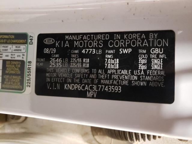 2020 KIA SPORTAGE S - KNDP6CAC3L7743593