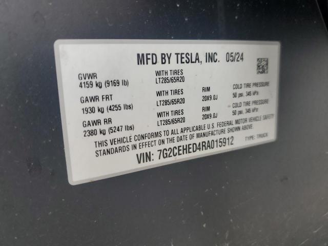 2024 TESLA CYBERTRUCK 7G2CEHED4RA015912