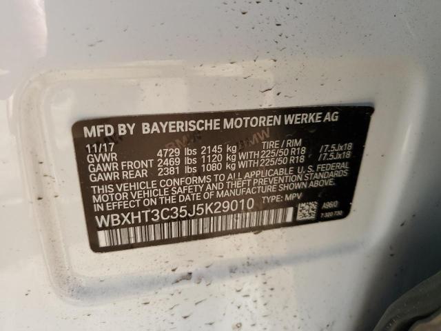2018 BMW X1 XDRIVE2 - WBXHT3C35J5K29010
