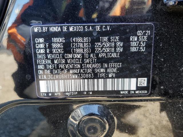 2021 HONDA HR-V SPORT - 3CZRU6H15MM730883