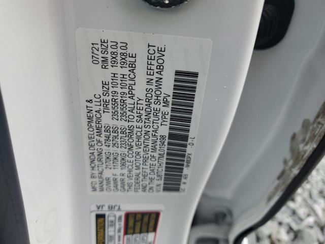 2021 ACURA RDX ADVANC 5J8TC1H77ML019498