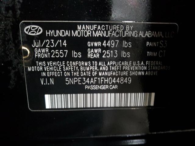 2015 HYUNDAI SONATA SPO - 5NPE34AF1FH044849