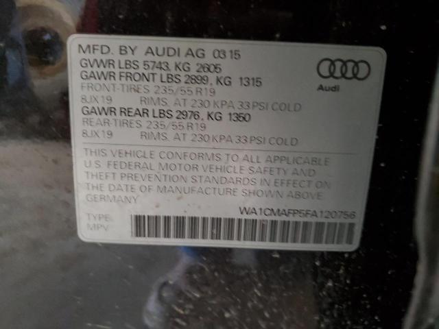 2015 AUDI Q5 TDI PRE WA1CMAFP5FA120756