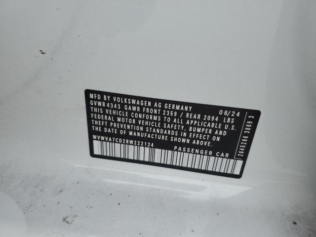 2024 VOLKSWAGEN GTI AUTOBA WVWVA7CD2RW222124