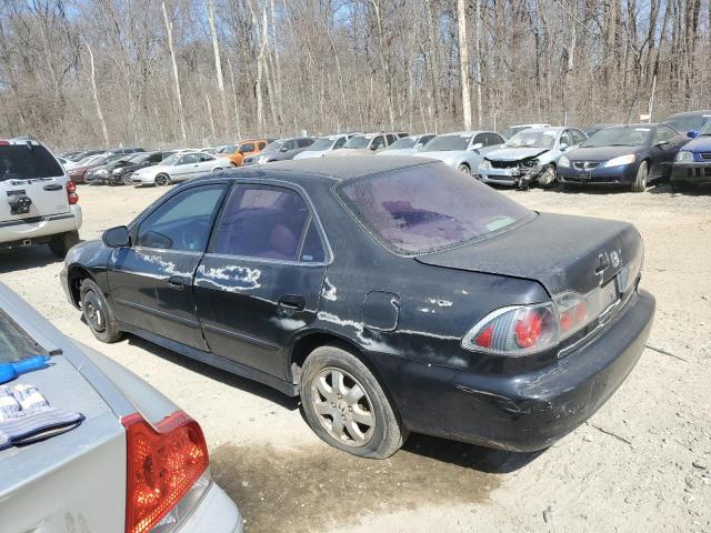 HONDA ACCORD EX 2002 black sedan 4d gas 1HGCG66832A145749 photo #3