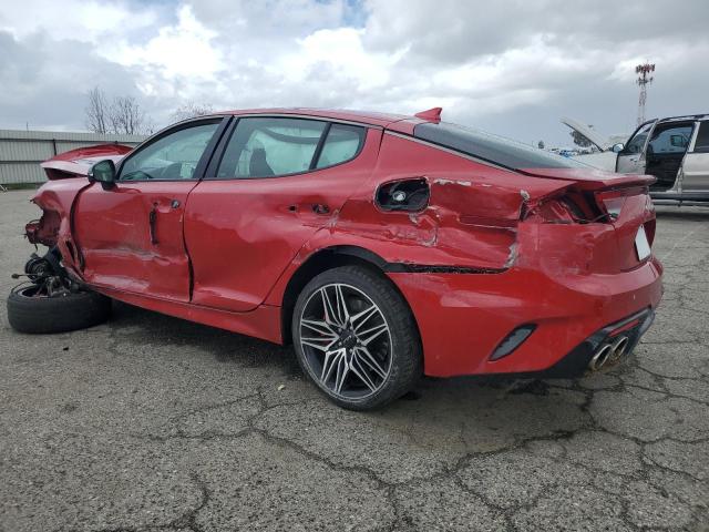 KIA STINGER GT 2023 red  gas KNAE55LC0P6135963 photo #3