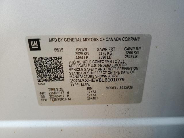 2020 CHEVROLET EQUINOX LS - 2GNAXHEV8L6101079