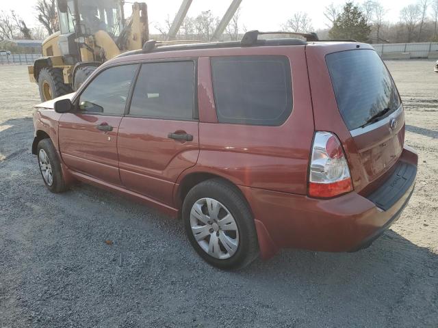 SUBARU FORESTER 2 2008 red 4dr spor gas JF1SG63668H716928 photo #3