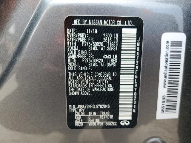 2020 INFINITI QX80 LUXE - JN8AZ2NF5L9702046
