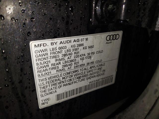 2017 AUDI Q7 PRESTIG - WA1VAAF79HD024261