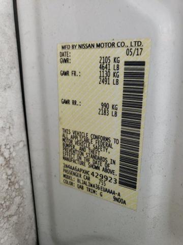 2017 NISSAN MAXIMA 3.5 - 1N4AA6APXHC429923