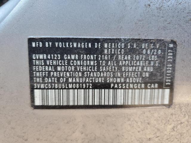 2020 VOLKSWAGEN JETTA S - 3VWC57BU5LM081972