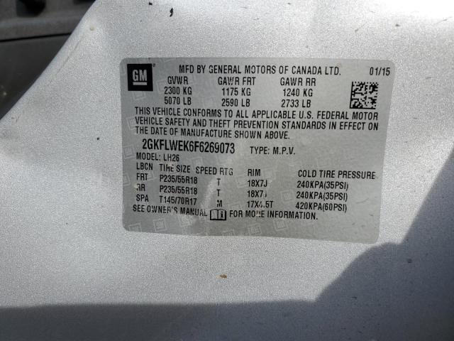 2015 GMC TERRAIN SL - 2GKFLWEK6F6269073