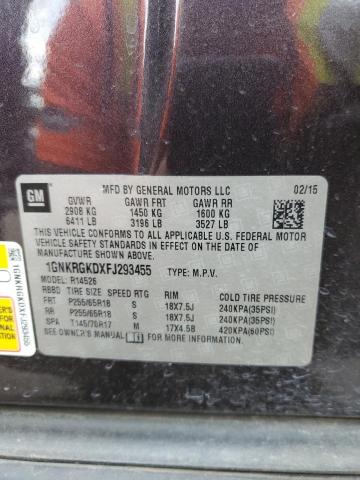 2015 CHEVROLET TRAVERSE L - 1GNKRGKDXFJ293455