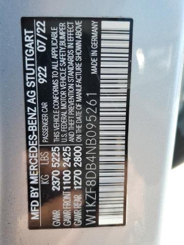 2022 MERCEDES-BENZ E 350 - W1KZF8DB4NB095261