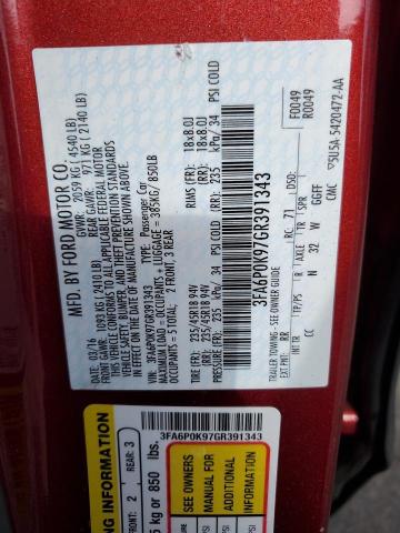 2016 FORD FUSION TIT 3FA6P0K97GR391343