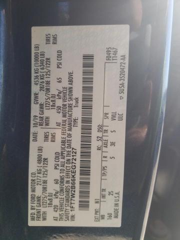 2019 FORD F250 SUPER - 1FT7W2B66KEG72127