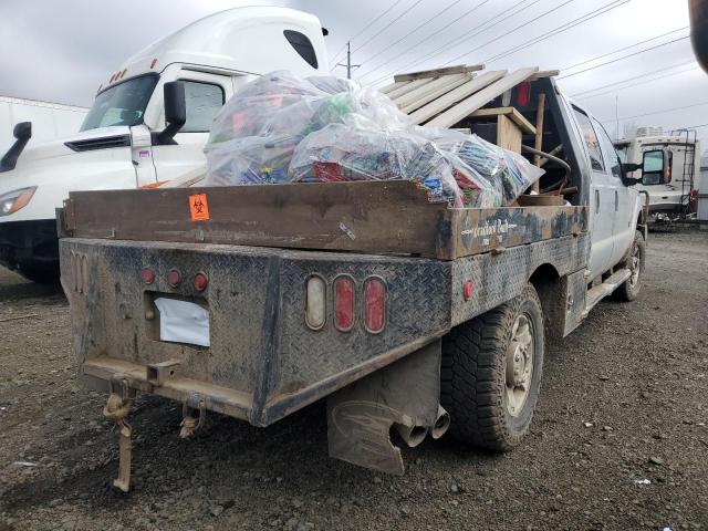 FORD F350 SUPER 2014 silver crew pic diesel 1FT8W3BT3EEB64931 photo #4