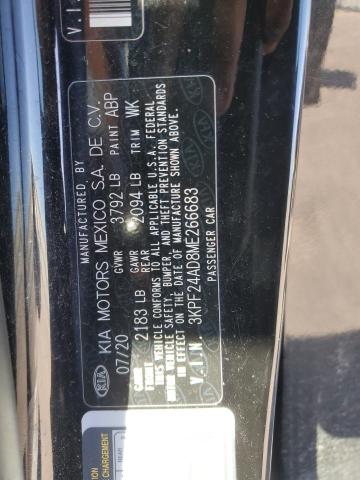 2021 KIA FORTE FE - 3KPF24AD8ME266683