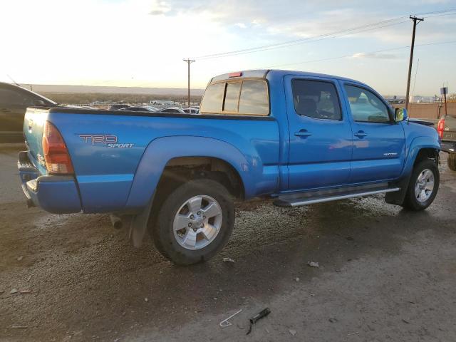 TOYOTA TACOMA DOU 2006 blue  gas 3TMKU72N46M010101 photo #4