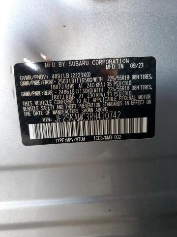 2024 SUBARU FORESTER T - JF2SKAMC3RH410742