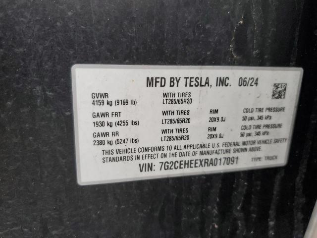 2024 TESLA CYBERTRUCK 7G2CEHEEXRA017091