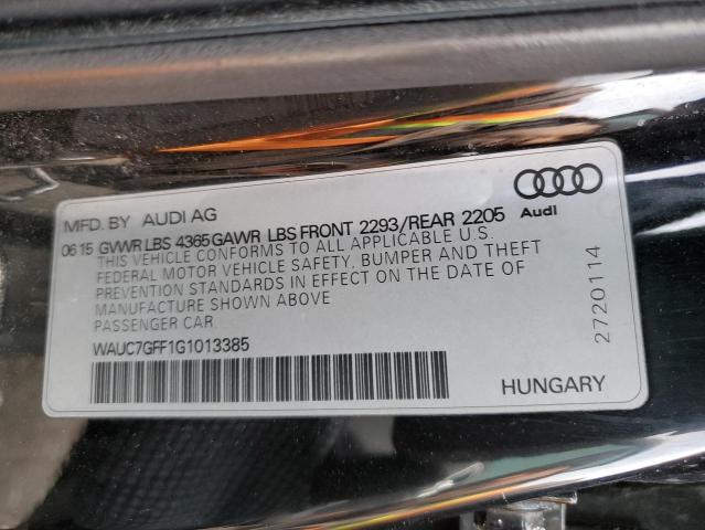 2016 AUDI A3 PREMIUM - WAUC7GFF1G1013385