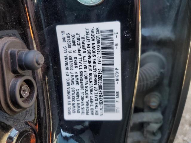 2015 HONDA CIVIC HYBR 19XFB4F30FE002151