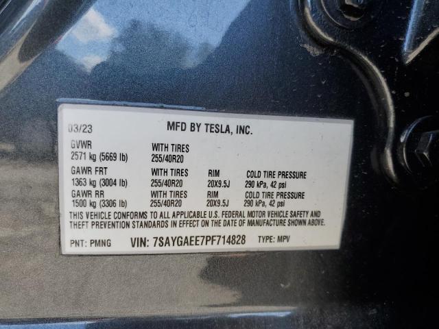 2023 TESLA MODEL Y - 7SAYGAEE7PF714828