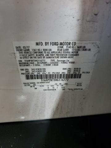 2017 FORD TAURUS SHO 1FAHP2KT3HG116772