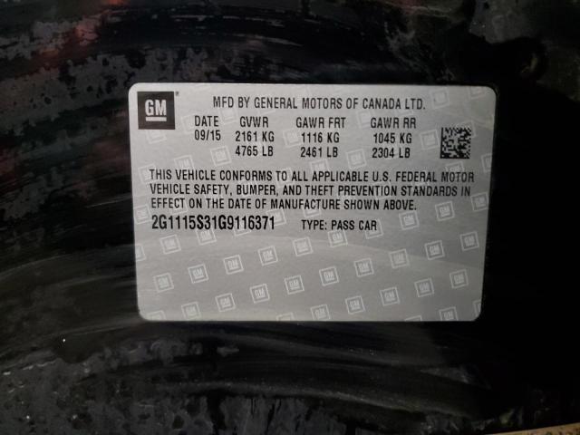 2016 CHEVROLET IMPALA LT - 2G1115S31G9116371
